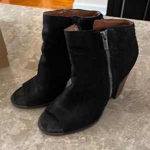 Lucky brand peep toe bootie